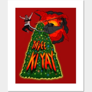 Die Hard Movie Nakatomi Christmas Tree Posters and Art